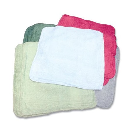 Monarch Global Brands Qwick Wick Terry Towels, 12 X 12, Assorted Colors, 25 Lb Bale approximately 280/bale N030C1025